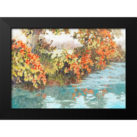 Stream Side III  Black Modern Wood Framed Art Print by Reynolds, Graham
