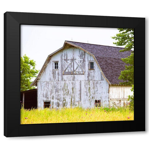 Barn Home  Black Modern Wood Framed Art Print by Wilson, Gerry