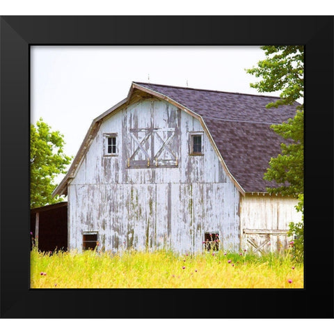 Barn Home  Black Modern Wood Framed Art Print by Wilson, Gerry