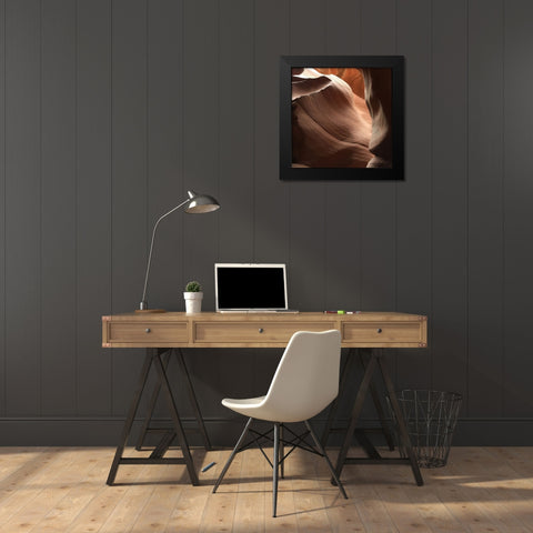 Coral Antelope Canyon I Black Modern Wood Framed Art Print by Wilson, Gerry