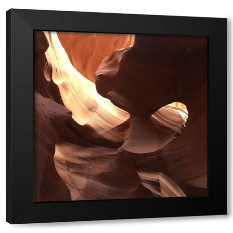 Coral Antelope Canyon II  Black Modern Wood Framed Art Print by Wilson, Gerry
