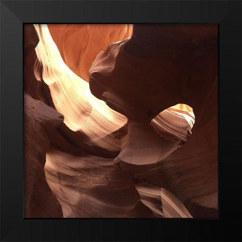 Coral Antelope Canyon II  Black Modern Wood Framed Art Print by Wilson, Gerry