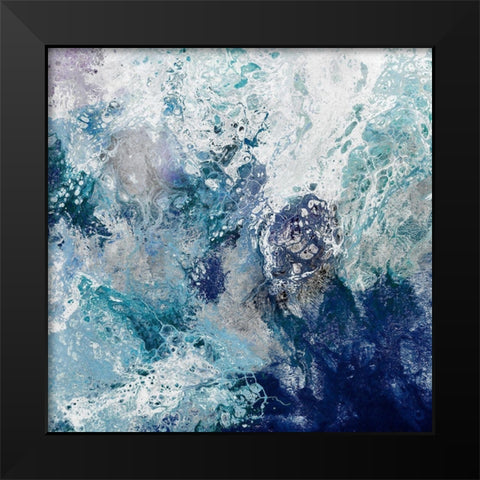 Lyrae  Black Modern Wood Framed Art Print by Broughton, Shalyen