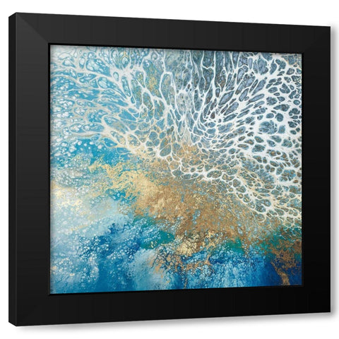 FortunaÂ  Black Modern Wood Framed Art Print with Double Matting by Broughton, Shaylen