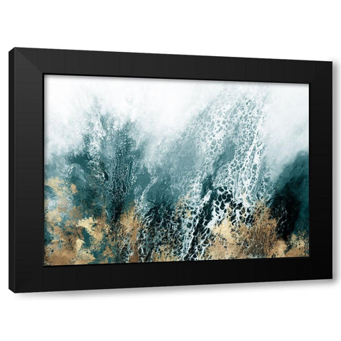 Kianda Blue Version  Black Modern Wood Framed Art Print by Broughton, Shaylen