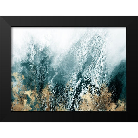 Kianda Blue Version  Black Modern Wood Framed Art Print by Broughton, Shaylen