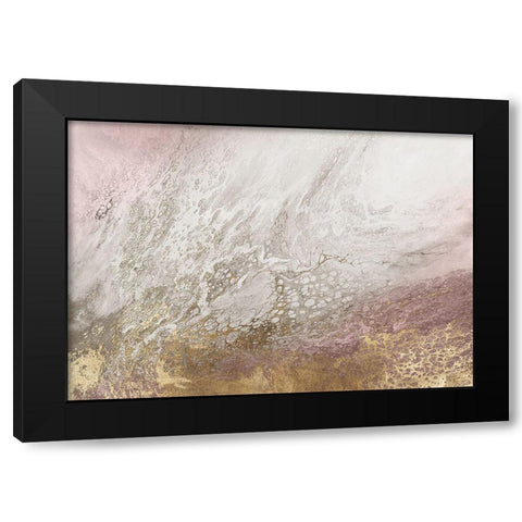 Nortia Pink Version  Black Modern Wood Framed Art Print by Broughton, Shaylen