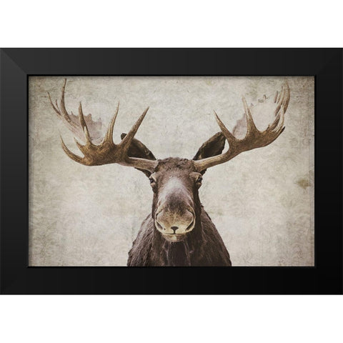 Elmer  Black Modern Wood Framed Art Print by Cook, Natasia