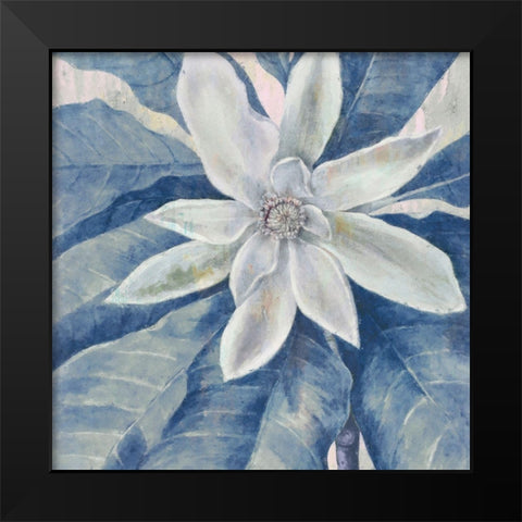 Heavenly Blue II Black Modern Wood Framed Art Print by Hunziker, Steve