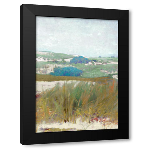 Seaside Breeze III Black Modern Wood Framed Art Print with Double Matting by Hunziker, Steve