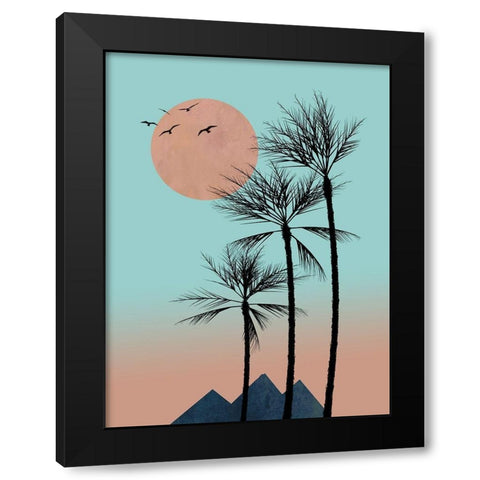 Passion in the Tropics I  Black Modern Wood Framed Art Print by Halli, Hal