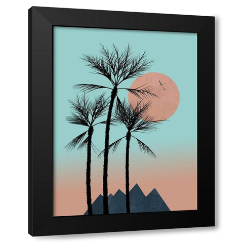 Passion in the Tropics II Black Modern Wood Framed Art Print with Double Matting by Halli, Hal