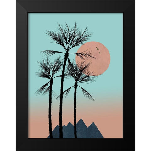 Passion in the Tropics II Black Modern Wood Framed Art Print by Halli, Hal