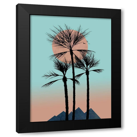 Passion in the Tropics III Black Modern Wood Framed Art Print with Double Matting by Halli, Hal