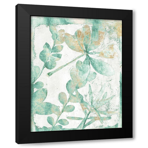 Garden Variety Green Version  Black Modern Wood Framed Art Print with Double Matting by St Hilaire, Elizabeth