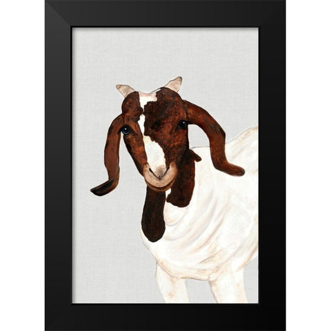 FancyÂ  Black Modern Wood Framed Art Print by Hatfield, Jodi