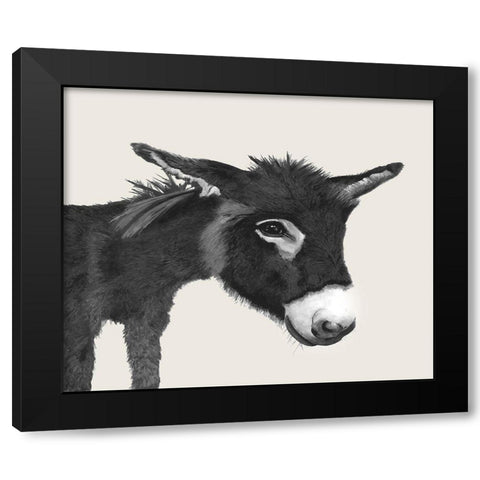 Little Bitty  Black Modern Wood Framed Art Print by Hatfiled, Jodi