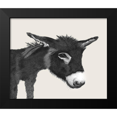 Little Bitty  Black Modern Wood Framed Art Print by Hatfiled, Jodi