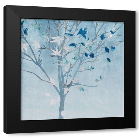 Tree Sprinkles I Black Modern Wood Framed Art Print by Smith, Karen