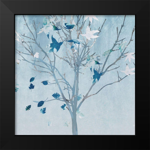 Tree Sprinkles II Black Modern Wood Framed Art Print by Smith, Karen