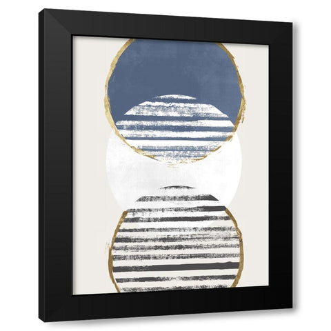 Inside Out I Black Modern Wood Framed Art Print with Double Matting by Smith, Karen