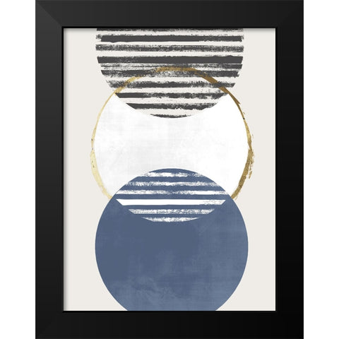 Inside Out II Black Modern Wood Framed Art Print by Smith, Karen