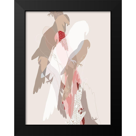 The Birds  Black Modern Wood Framed Art Print by Bainbridge, Hope