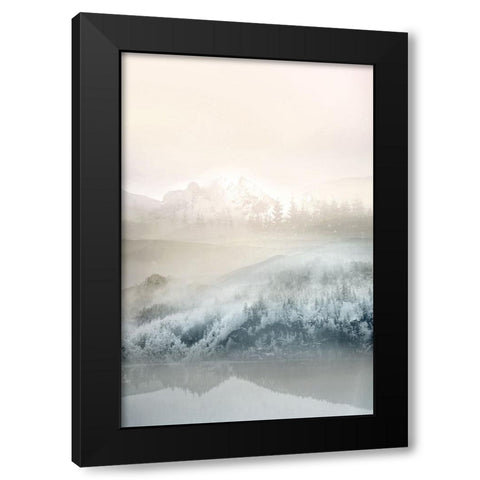 Vanilla Landscape II Black Modern Wood Framed Art Print by Bainbridge, Hope