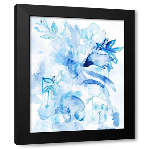 Lullaby Blue I  Black Modern Wood Framed Art Print by Bainbridge, Hope