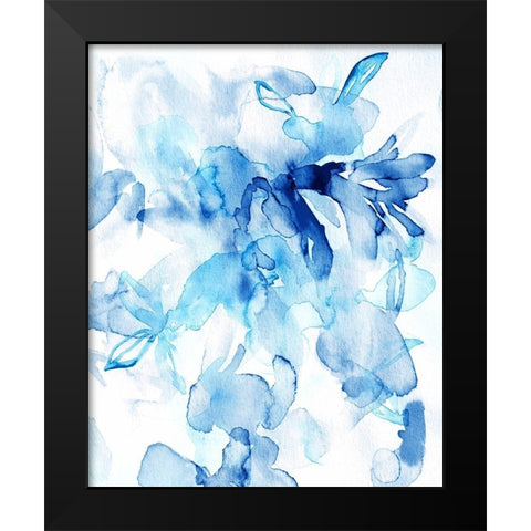 Lullaby Blue II Black Modern Wood Framed Art Print by Bainbridge, Hope