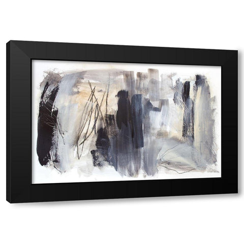 Cinders and Smoke Black Modern Wood Framed Art Print by Bainbridge, Hope