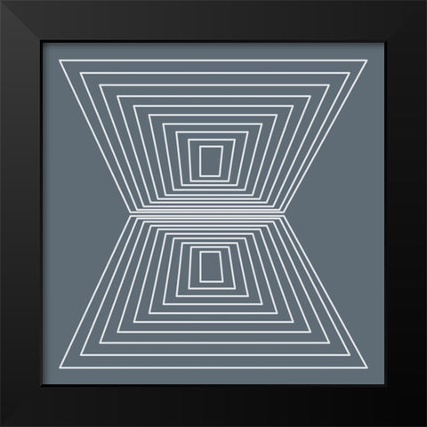 InvertedÂ  Black Modern Wood Framed Art Print by Hauanio, Sandi