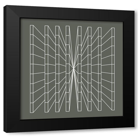 Olive Perspective  Black Modern Wood Framed Art Print with Double Matting by Haranio, Sandi
