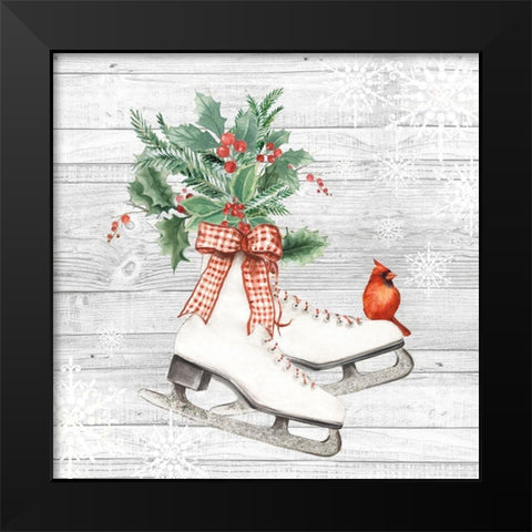 New Christmas II  Black Modern Wood Framed Art Print by PI Studio