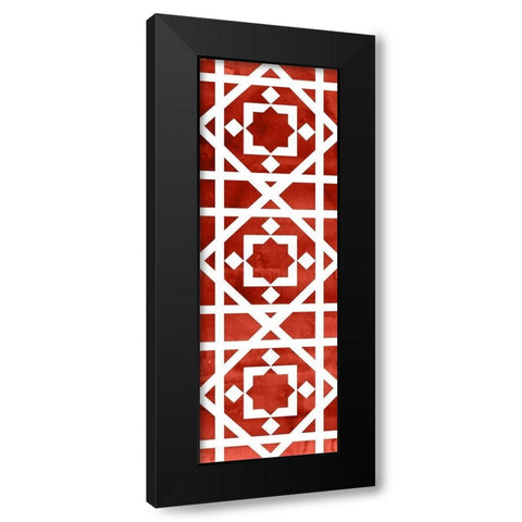 Holiday Ornate I Black Modern Wood Framed Art Print with Double Matting by PI Studio