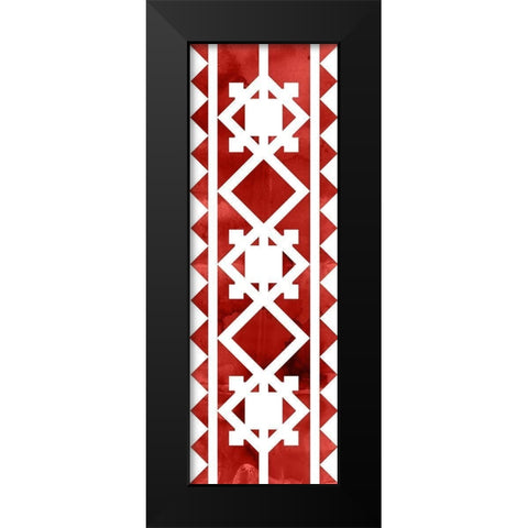 Holiday Ornate II Black Modern Wood Framed Art Print by PI Studio