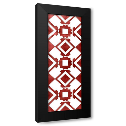 Holiday Ornate III Black Modern Wood Framed Art Print by PI Studio