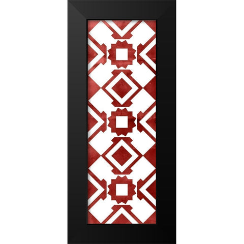 Holiday Ornate III Black Modern Wood Framed Art Print by PI Studio