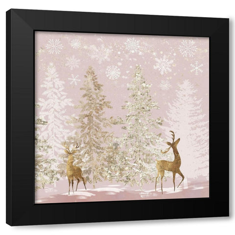 Most Wonderful Time Black Modern Wood Framed Art Print with Double Matting by PI Studio