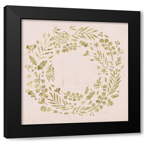 Holiday Mood  Black Modern Wood Framed Art Print with Double Matting by PI Studio