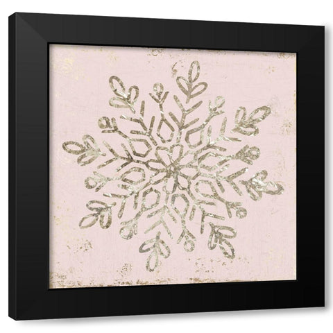 Winter Favors I  Black Modern Wood Framed Art Print with Double Matting by PI Studio