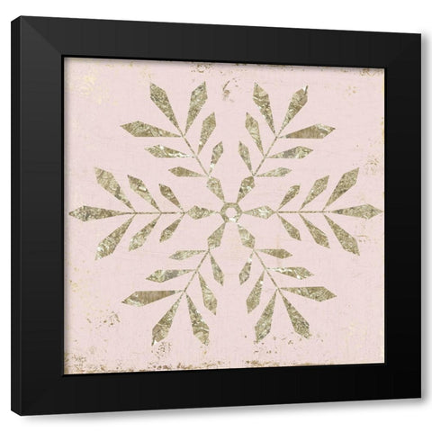 Winter Favors II  Black Modern Wood Framed Art Print with Double Matting by PI Studio