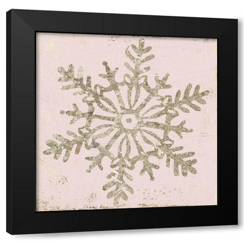 Winter Favors III Black Modern Wood Framed Art Print by PI Studio