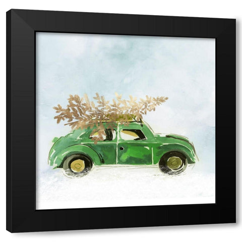 Bringing Joy II  Black Modern Wood Framed Art Print with Double Matting by PI Studio