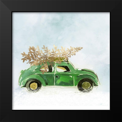 Bringing Joy II  Black Modern Wood Framed Art Print by PI Studio