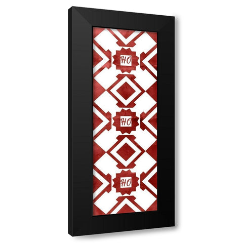 Nordic Quilt II   Black Modern Wood Framed Art Print with Double Matting by PI Studio