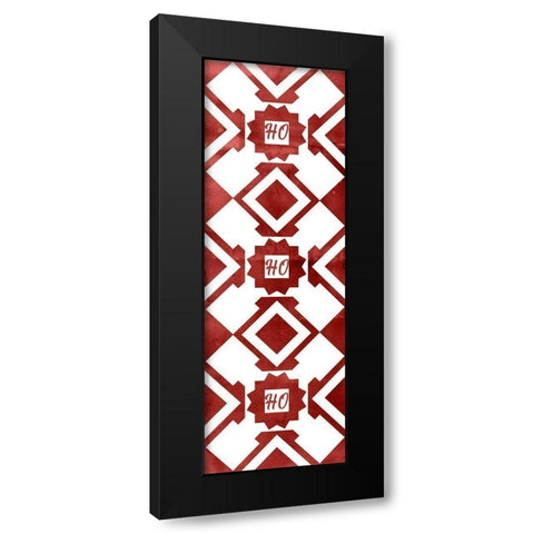 Nordic Quilt II   Black Modern Wood Framed Art Print by PI Studio