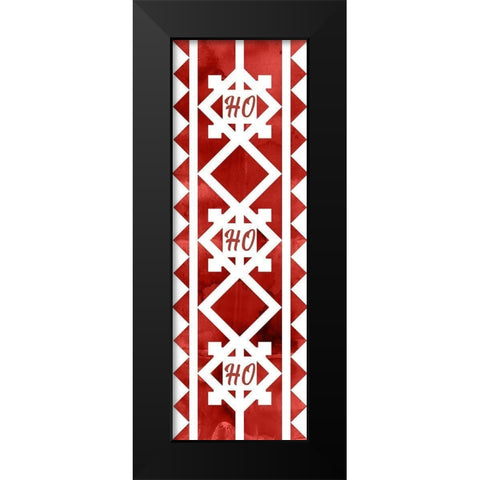 Nordic Quilt III   Black Modern Wood Framed Art Print by PI Studio