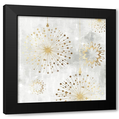 New Years Eve  Black Modern Wood Framed Art Print with Double Matting by PI Studio
