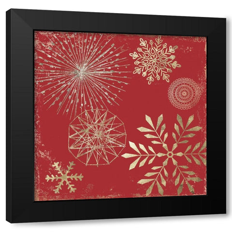 New Years Day I  Black Modern Wood Framed Art Print with Double Matting by PI Studio